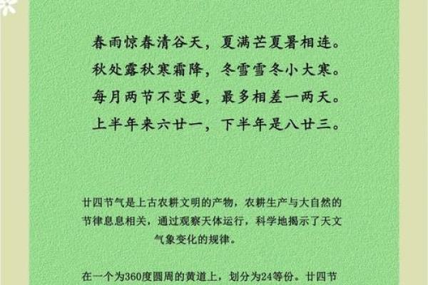 一年的节气与节日：天文与养生的完美结合