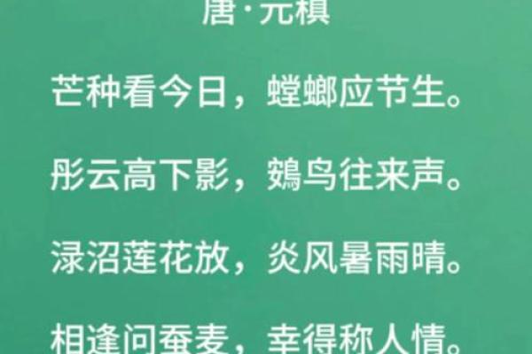 用诗歌记录节令:农耕与节气的交响 用诗歌记录节令:农耕与节气的交响