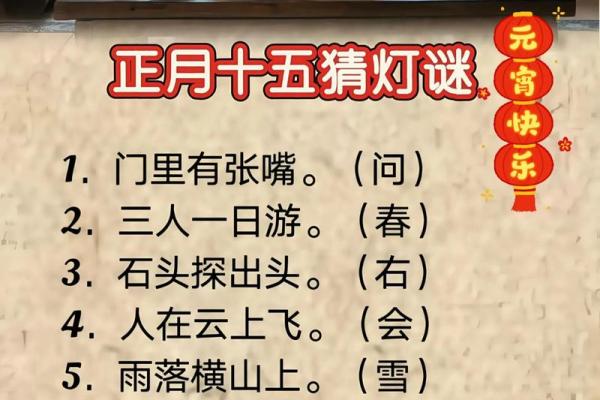 探秘元宵节:猜灯谜与养生的深层联系 探秘元宵节:猜灯谜与养生的深层联系