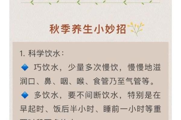 节气与养生：如何在秋季保持健康