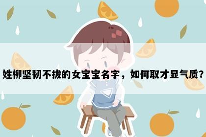 姓柳坚韧不拔的女宝宝名字，如何取才显气质？