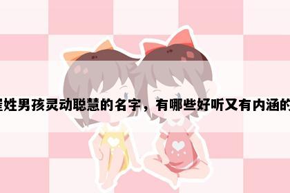 崔姓男孩灵动聪慧的名字，有哪些好听又有内涵的？