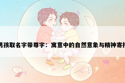 男孩取名字带尊字：寓意中的自然意象与精神寄托