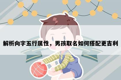 解析向字五行属性，男孩取名如何搭配更吉利