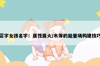 芷字女孩名字：属性属火/木等的能量场构建技巧