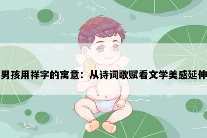 男孩用祥字的寓意：从诗词歌赋看文学美感延伸