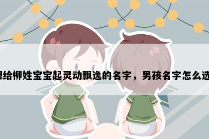 想给柳姓宝宝起灵动飘逸的名字，男孩名字怎么选？