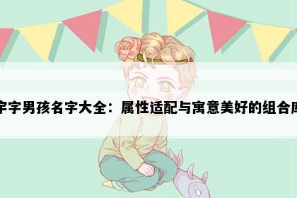 宇字男孩名字大全：属性适配与寓意美好的组合库
