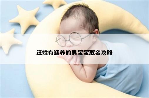 汪姓有涵养的男宝宝取名攻略