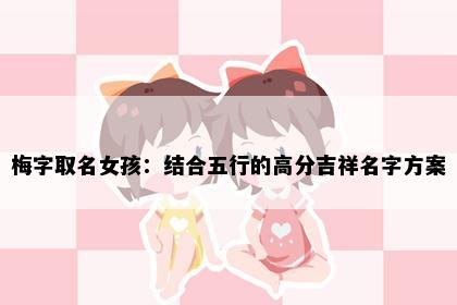 梅字取名女孩：结合五行的高分吉祥名字方案