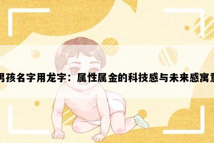 男孩名字用龙字：属性属金的科技感与未来感寓意