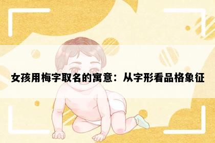 女孩用梅字取名的寓意：从字形看品格象征