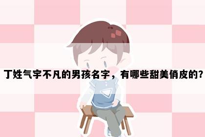 丁姓气宇不凡的男孩名字，有哪些甜美俏皮的？