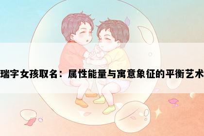 瑞字女孩取名：属性能量与寓意象征的平衡艺术